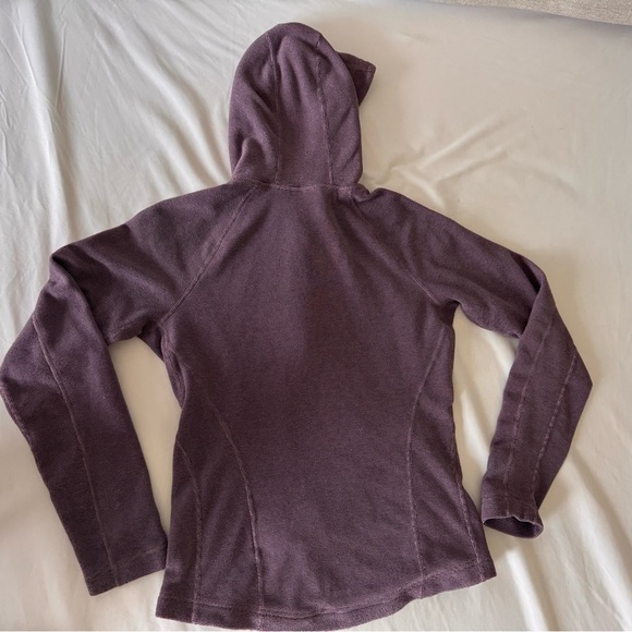 The North Face XS Polartec Full-Zip Hoodie - Plum / Purple - Picture 2 of 5